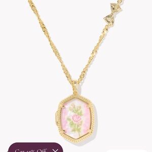 Kendra Scott x LoveShackFancy Daphne Gold Locket Necklace